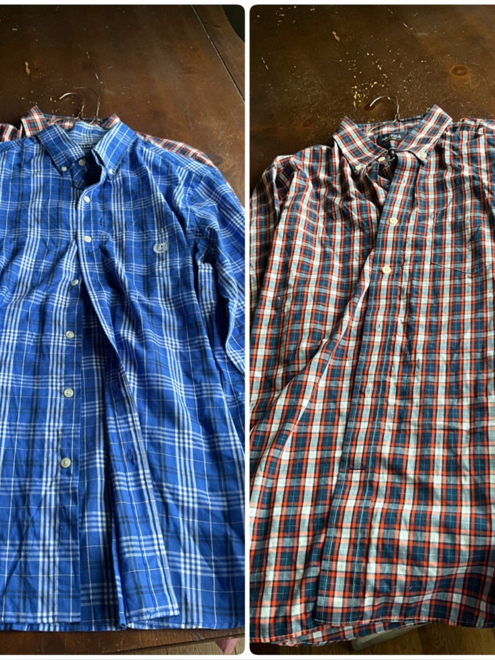 2 large LS button ups